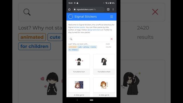 SIGNAL APP TIPS AND TRICK // How To Get Animated Stickers On Signal App смотреть онлайн