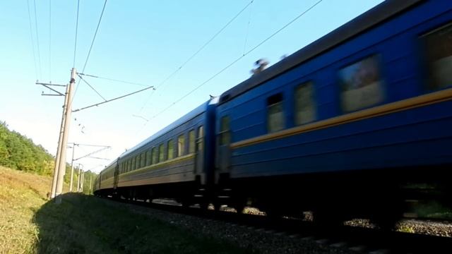 ЧС4-097 с пассажирским поездом "ЗАКАРПАТЬЕ" №99 смотреть онлайн