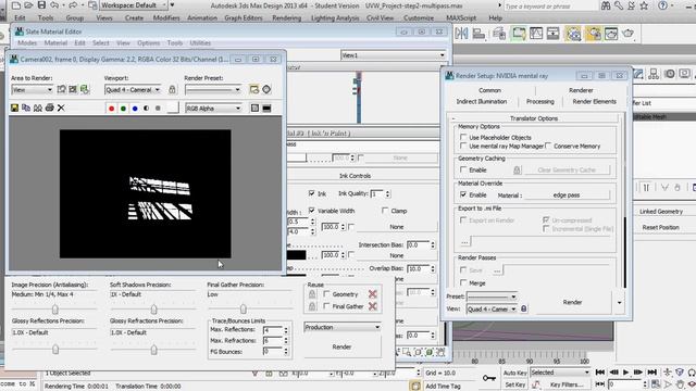3ds Max Multipass Rendering: Ambient Occlusion, Edge, Specular смотреть онлайн