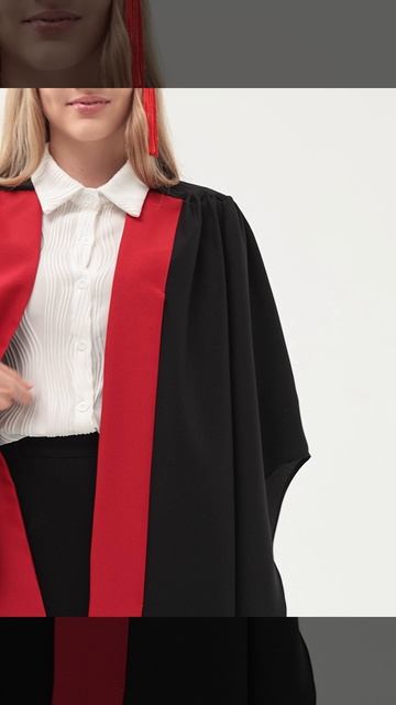 Комплект выпускника Оксфорд  - красная полоса