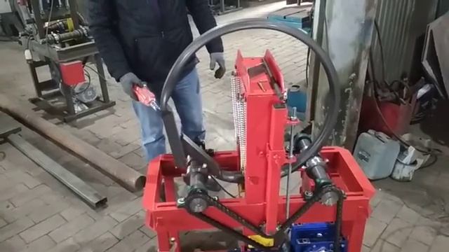 Станок С-8 (380В), гнет профиль 40*40 в минимальный радиус в круг смотреть онлайн