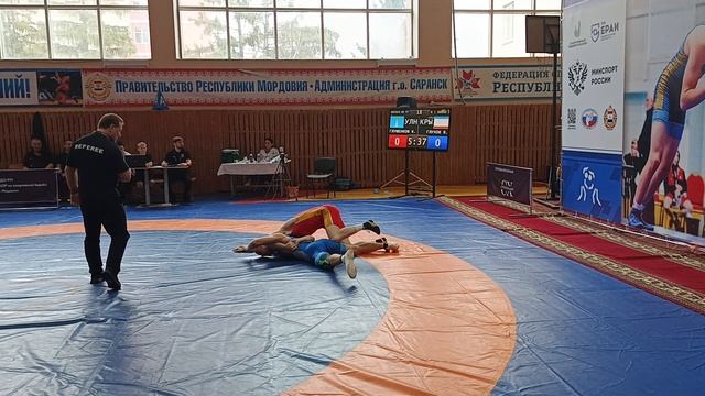 Первенство России по спорту глухих, греко-римская борьба, U23, 21-23.03.2025г-2 Глухов Владимир смотреть онлайн
