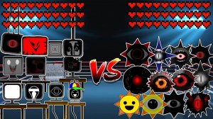 Мистер компьютер спрунки против мистера солнца. Эволюция монстров! Битва мемов