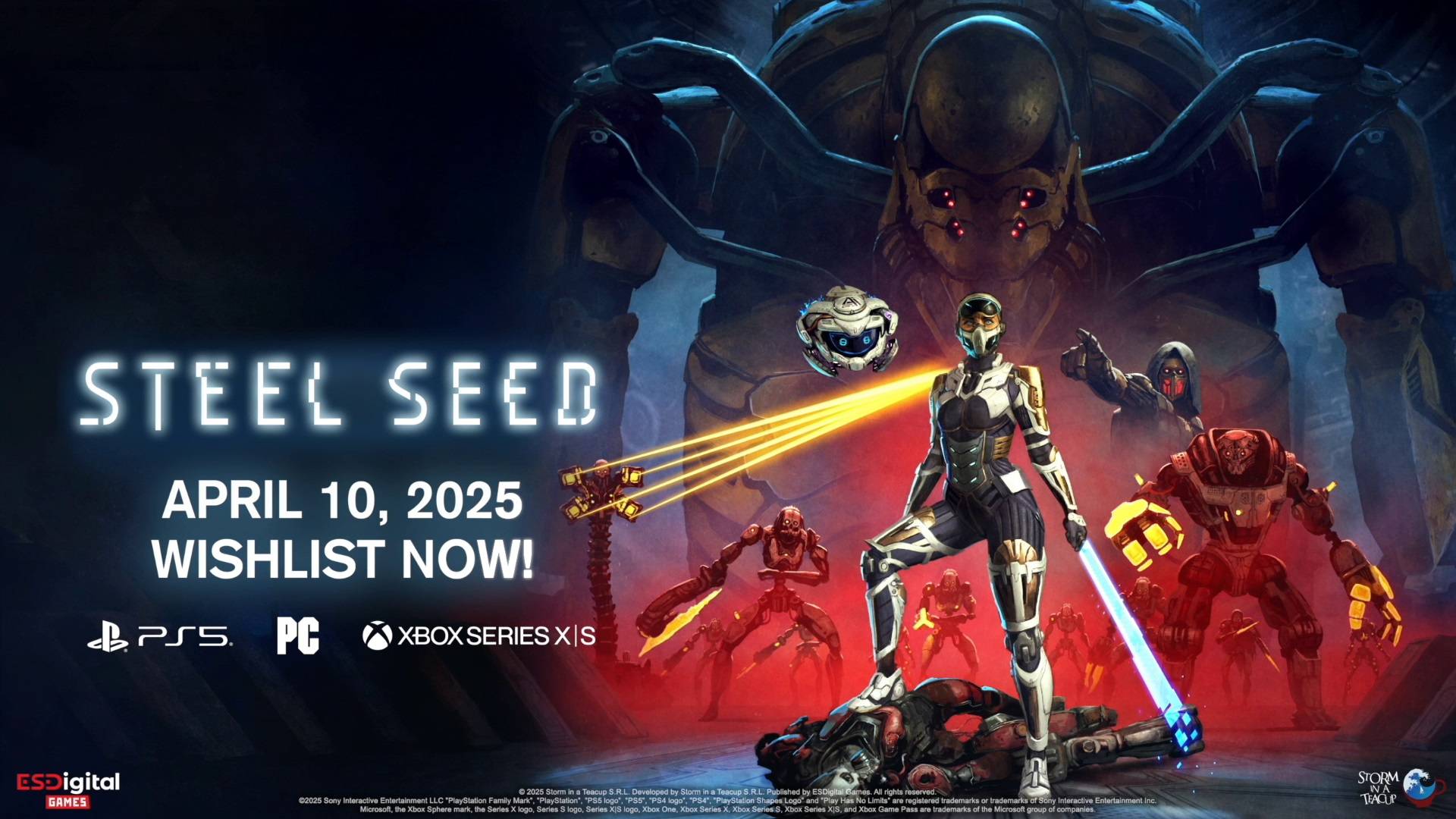 Steel Seed. Спасаем человечество в образе симпатичного киборга. смотреть онлайн