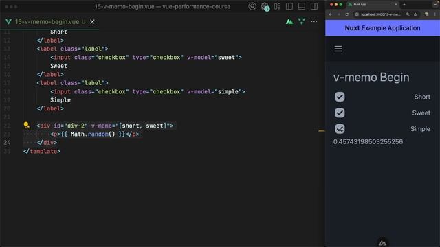 15 - How v-memo Works and When to Use It смотреть онлайн