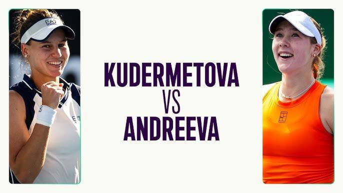 22.03.25. Вероника Кудерметова - Мирра Андреева. WTA 1000 Miami. Andreeva - Kudermetova