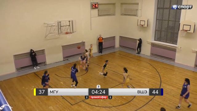 Баскетбол. МССИ XXXVI. Высший дивизион. Женщины. МГУ-ВШЭ. смотреть онлайн