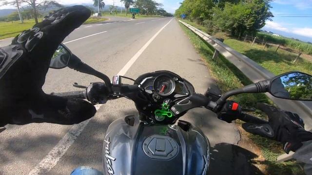 PULSAR NS 160 FI - PRUEBA DE MANEJO - VELOCIDAD FINAL смотреть онлайн