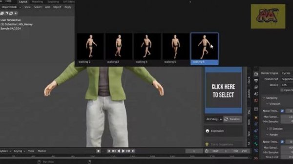 Human Generator Blender Tutorial : Create A male Character with Human Generator V3 in Blender