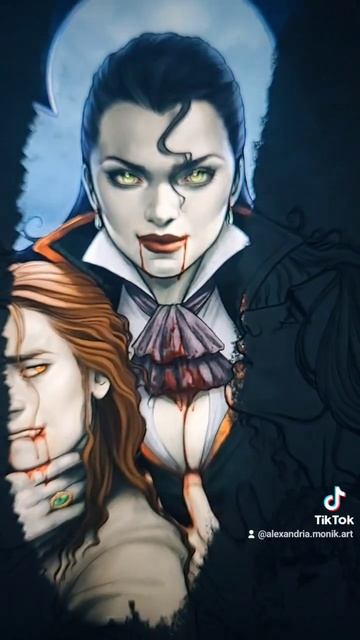 Dracula and her husbands 😈 #artshorts #art #artdrawings #vampire #fy #digitalart #halloween смотреть онлайн