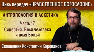 Антропология  и аскетика. Часть  17. Синергия. Воля человека и воля Божья| о. Константин Корепанов