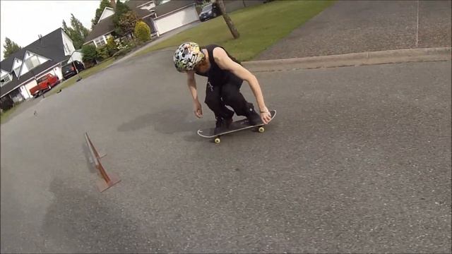 Double Kick Flip - Hippie Jump Heel Clicker - Crooked Grind - Skateboard Run смотреть онлайн