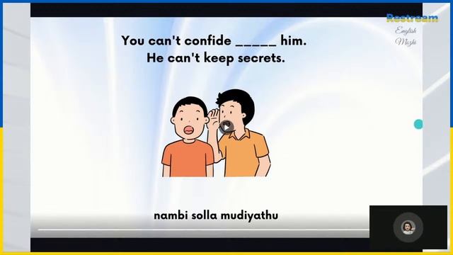Preposition collocations | English to Tamil смотреть онлайн