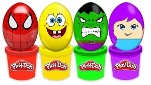 Мультик. Учим цвета. Киндер сюрприз. Ам Ням. Халк и человек паук. Learn colors with kinder surprise