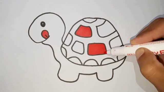 Rainbow Turtle Drawing and Coloring for Kids | Cara Menggambar dan Mewarnai Penyu pelangi смотреть онлайн