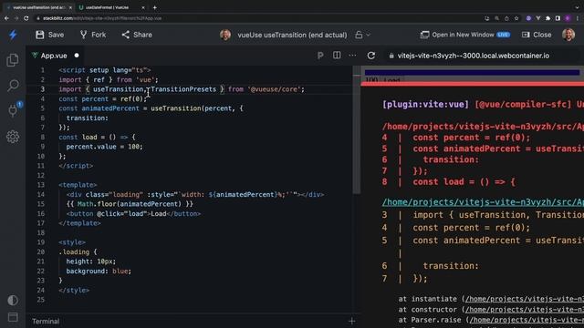 05-Transitions and VueUse смотреть онлайн