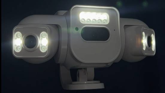 Камера видеонаблюдения APPIX с тремя объективами смотреть онлайн