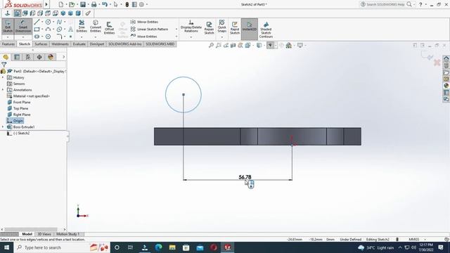 3D CAD MODEL- SOLIDWORKS FOR PRACTICE.EXERCISE #66 смотреть онлайн