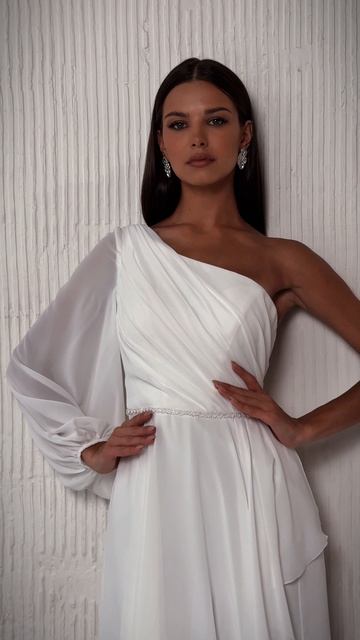 Свадебное платье Элиф из шифоновой коллекции от бренда Gabbiano