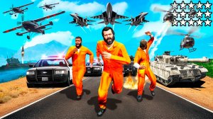 Получил 100 ЗВЁЗД РОЗЫСКА в ГТА 5! СМОЖЕМ ЛИ МЫ ВЫЖИТЬ В GTA 5 ОНЛАЙН
