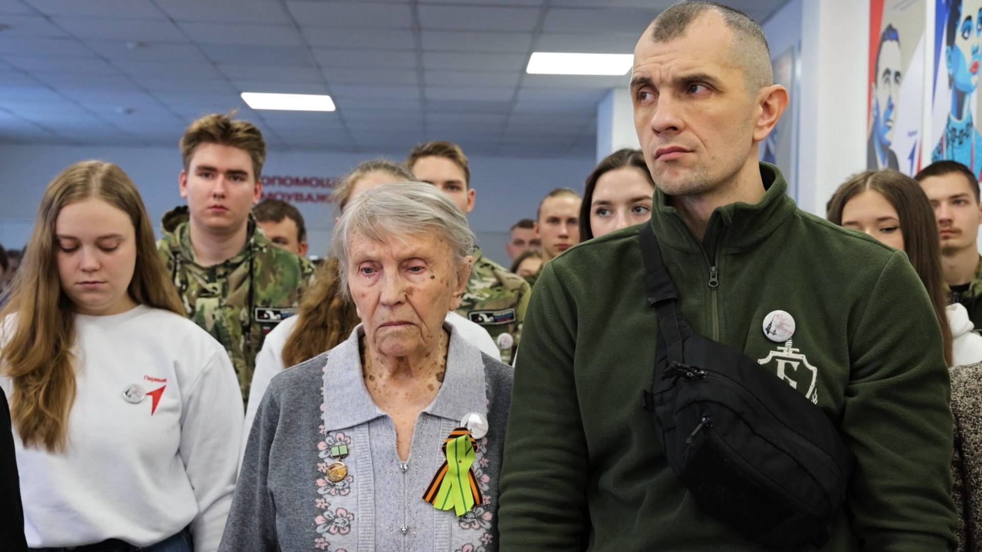 Встреча молодых омичей с детьми блокадного Ленинграда