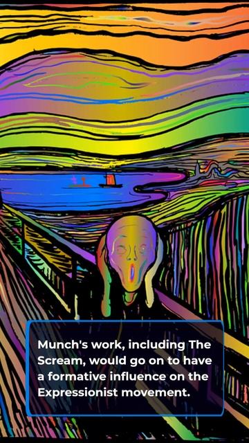 The Scream by Edvard Munch | Art Collectibles #shorts смотреть онлайн