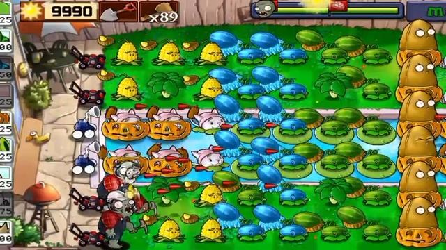 Plants Vs Zombies - Survival: Endless Successfully Defends 12 Flags Gameplay!!! смотреть онлайн