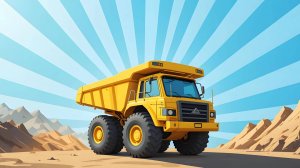 Песенка про КАРЬЕРНЫЙ САМОСВАЛ | Песенка про машинки | Мультики про машинки