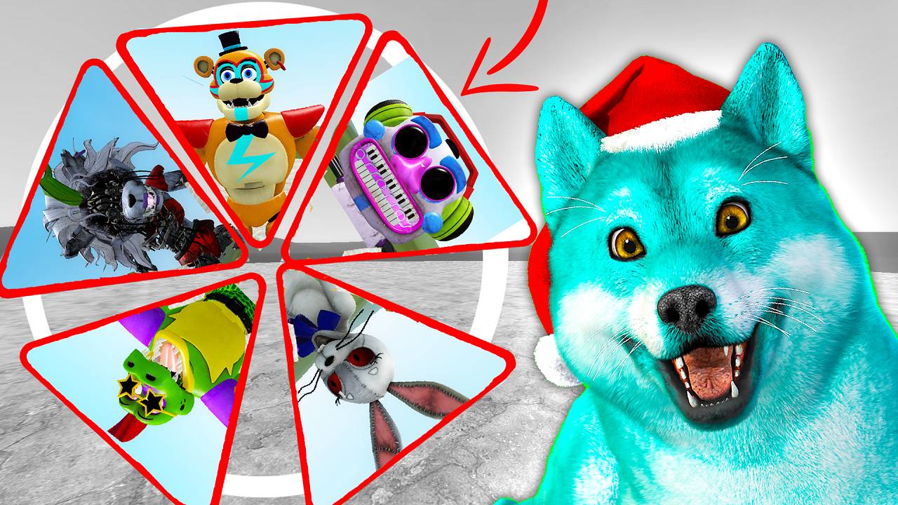 Нашли scp колесо фортуны все виды фнаф аниматроников солнце и луна, фредди в гаррис мод! garrys mod смотреть онлайн