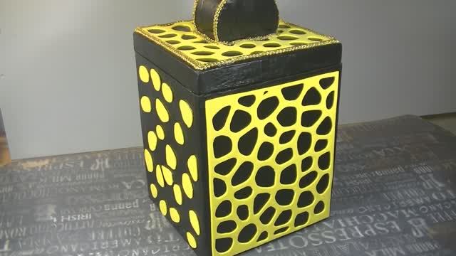 Шкатулка из картона .Легкий мастер-класс шаг за шагом . смотреть онлайн