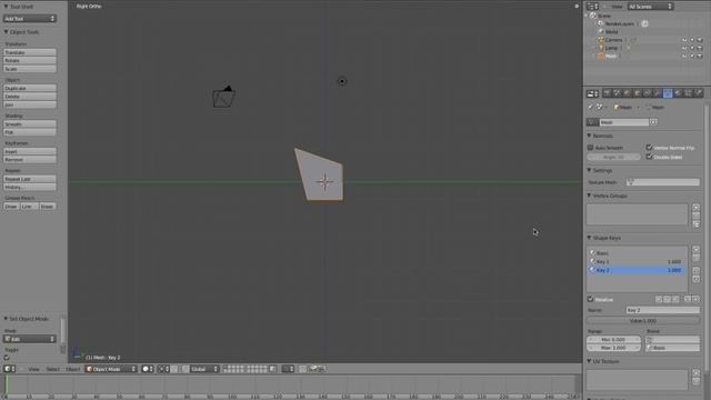 Blender 2.5 - Shape Keys tutorial смотреть онлайн