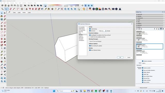 SKETCHUP: Авто зберігання файлу / Autosave налаштування смотреть онлайн