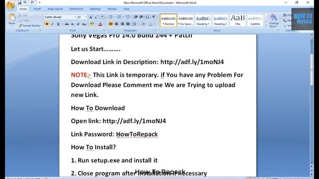 How To Download Sony Vegas Pro 14.0 Build 244 Software (How To Repack) смотреть онлайн