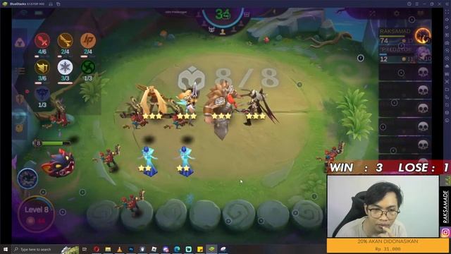Live Magic Chess | YUK FARMING WIN, GAS FREYA & THARZ - Ep 36 смотреть онлайн