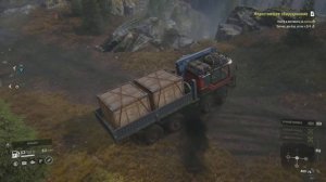 SnowRunner как разгрузить груз и пользоваться краном. Недостающее оборудование.