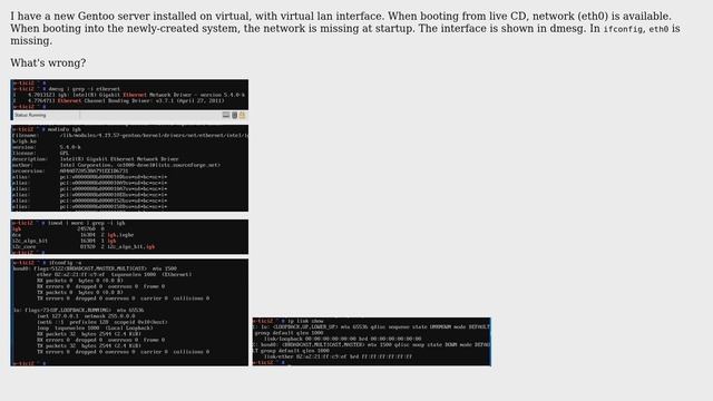 Unix & Linux: eth0 interface is missing (3 Solutions!!) смотреть онлайн