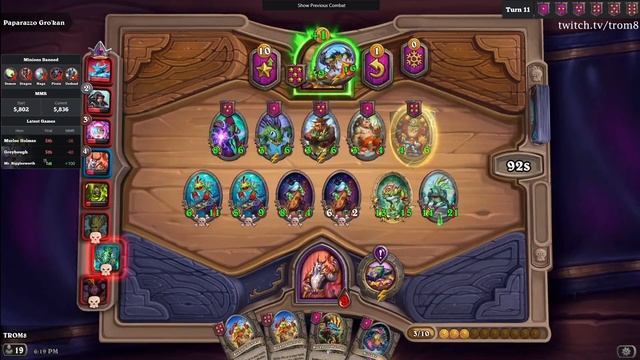 Bad Luck Finale #12 → Hearthstone Battlegrounds #hearthstone #battlegrounds