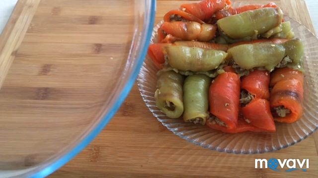 KÖZLENMİŞ BİBER DOLMASI-leziz ve sağlam teamdır.Очень вкусный ФАРШИРОВАННЫЙ ПЕРЕЦ. смотреть онлайн
