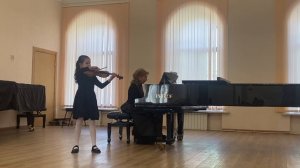 Violin Concerto No. 1 in A Minor Ж. Б. Акколаи концерт №1 ля минор 1 ч., Насырова Кира г.Уфа 10 лет
