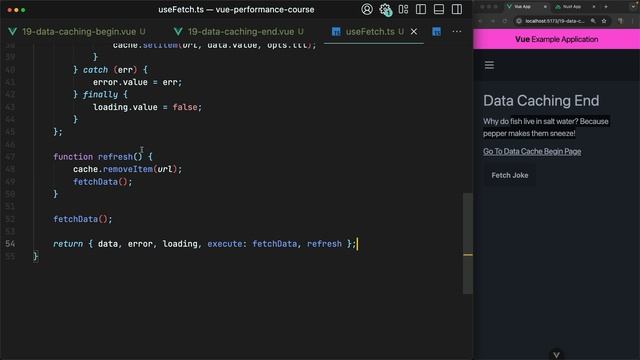 19 - How to Cache Data on the Client Side смотреть онлайн