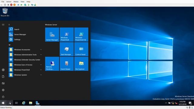 Windows Server 2019 LTSC 17623 GUI First Look смотреть онлайн