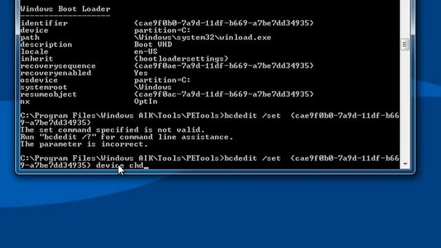 Using BCDedit on Windows 7 to boot to VHD смотреть онлайн