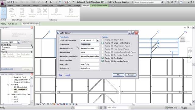 Autodesk Revit Structure 2011 Subscription Advantage Pack: SDNF Import/Export смотреть онлайн
