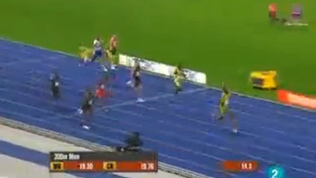Sir Usain Bolt WR 200m 19.19 Berlin 2009 смотреть онлайн