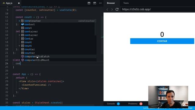 React Native - SmartMoney - 0505 - Componentes funcionais e classes смотреть онлайн