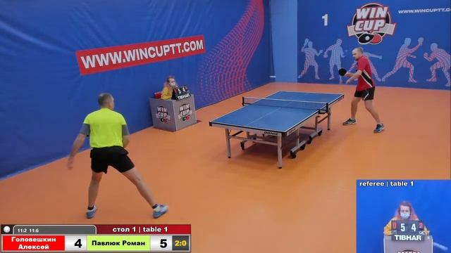 Головешкин Алексей3-1 Павлюк Роман Турнир Восток 4 WINCUP 23.11.21 Прямая трансляция Зал 1 смотреть онлайн