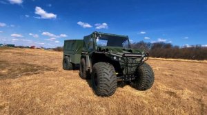 Квадроцикл на шинах низкого давления с независимой по