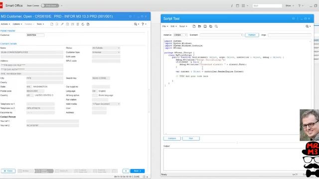 Create your first Jscript in Infor M3 Smart Office (Lesson 2) смотреть онлайн