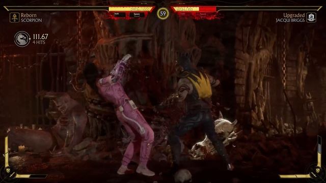Mortal Kombat 11 - Scorpion Vs Jacqui Briggs (Very Hard) смотреть онлайн