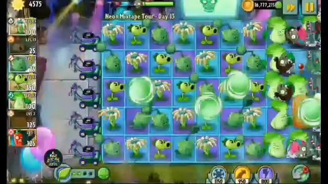 Plant vs Zombies 2 Gameplay - Mode Adventure - Neon Mixtape Tour - Day 11-15 смотреть онлайн